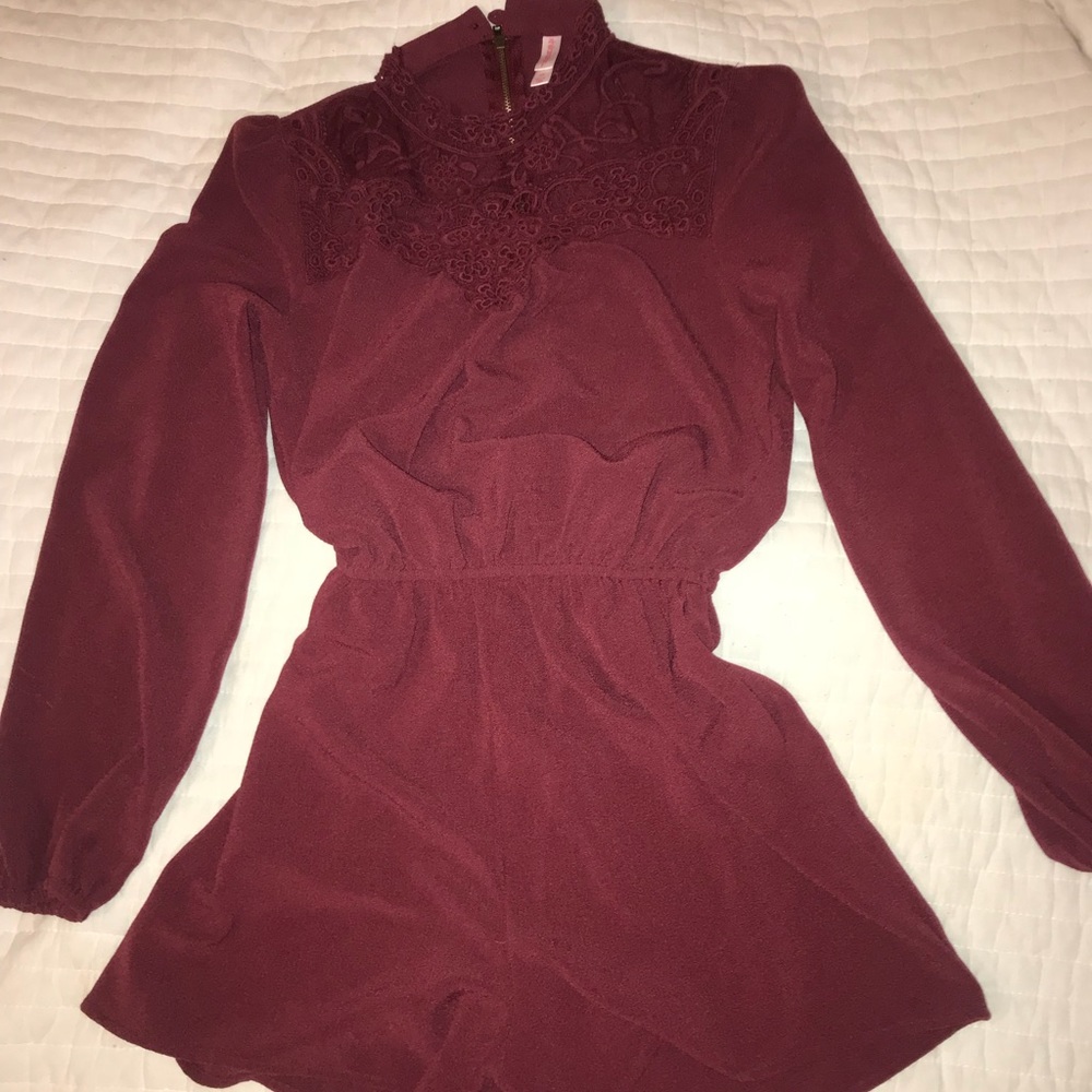 Long sleeve romper